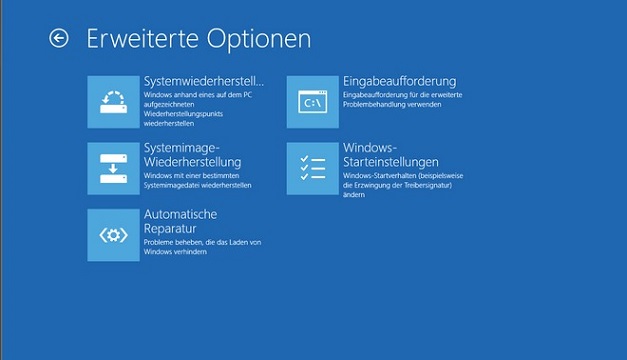 Tastenkombinationen BIOS, Boot Menü und Recovery Partition