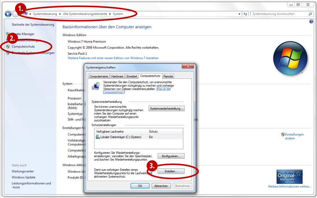 Systemwiederherstellung bei Windows-Systemproblemen | ionas